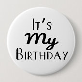 Het is mijn Birthday 4-inch Button (Voorkant)
