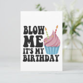 Het is mijn Birthday Funny Jubileum Gift. Bedankkaart (Staand voorkant)