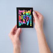 Het is mijn Birthday Gift Flyer (Hand)