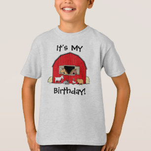 Het is mijn Birthday Youth Barn and Animals T-Shir T-shirt