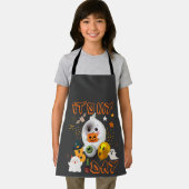 Het is mijn Boo Day Kinder Cute Halloween Birthday Schort (Insitu)