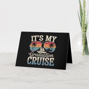 Het is mijn diploma cruise afstudeerreis schip ret bedankkaart
