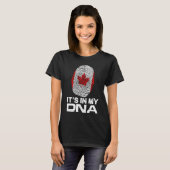 HET IS MIJN DNA IN Flag National Pride Fingerprint T-shirt (Voorkant volledig)