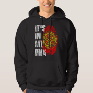 Het is mijn dna Kirgizië vlag Kirgizië Hoodie
