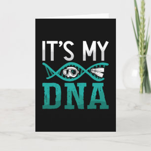Het is mijn DNA SpearFishing Freediving Dive Freed Kaart
