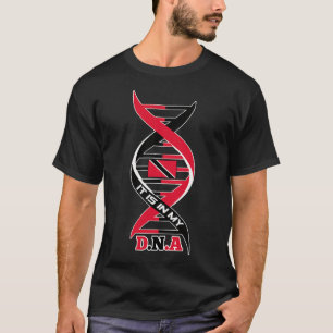 Het is mijn DNA-vlag van Trinidad en Tobago. T-shirt