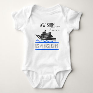 Het is mijn eerste cruise Baby Baby Romper
