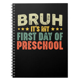 Het is mijn eerste schooldag terug naar school notitieboek