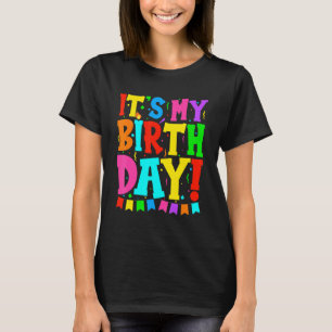 Het is mijn geboorte Mannen Tieners meisjes zopas T-shirt