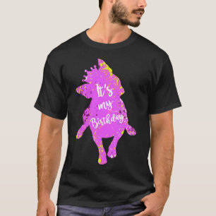 Het is mijn geboortedag Boston Terrier Dog Waterve T-shirt