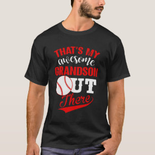 Het is mijn Geweldige kleinzoon die honkbal speelt T-shirt