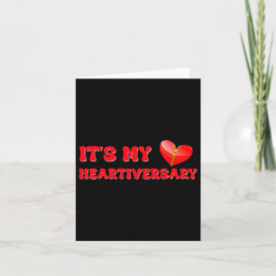 Het is mijn Hartiversary CHD-bewustzijn Hartziekte Kaart