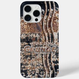Het is mijn stijl GRUNGE Rusty Letters iPhone 15 Pro Max Hoesje