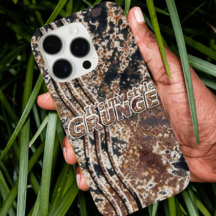 Het is mijn stijl GRUNGE Rusty Letters iPhone 16 Pro Hoesje