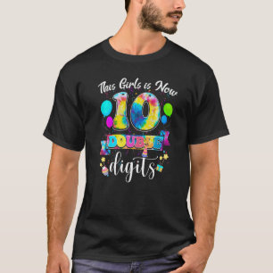 Het is mijn tiende verjaardag dit meisje is nu 10  t-shirt