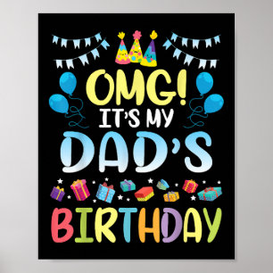 Het is mijn vader's verjaardag, voor mij vader. poster