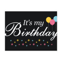 Het is mijn verjaardag Briefkaart