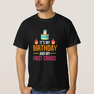Het is mijn verjaardag en mijn eerste cruise t-shirt