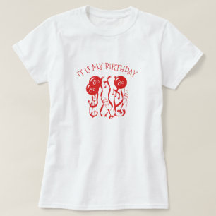 Het is mijn verjaardag, ik ben 80 jaar oud t-shirt