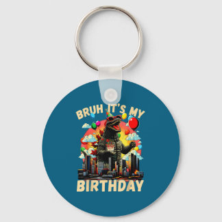 Het is mijn verjaardag Kaiju verjaardagsfeestje Ja Sleutelhanger