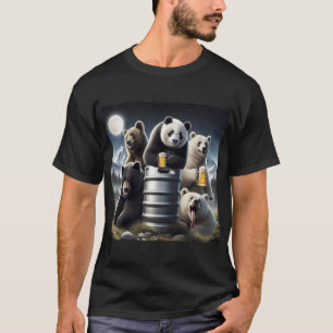 Het is mijn Verjaardag laten we Beren feesten T-shirt