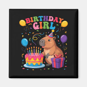 Het is mijn verjaardag meisje Capybara-liefhebbers Magneet