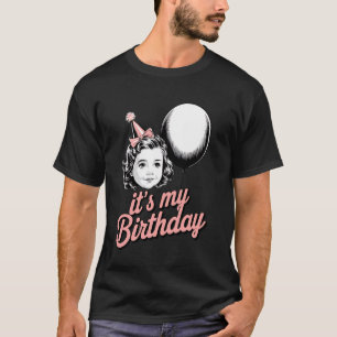 Het is mijn verjaardag Meisjes Vrouwen Vintage Bub T-shirt