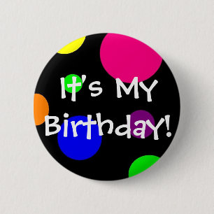 Het is mijn verjaardag! ronde button 5,7 cm