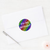 Het is mijn verjaardag! ronde sticker (Envelop)