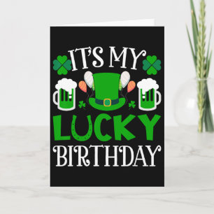 Het is mijn verjaardag T-shirt Fijne St. Patrick's Kaart