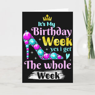 Het is mijn verjaardag week Ja ik krijg de hele we Kaart