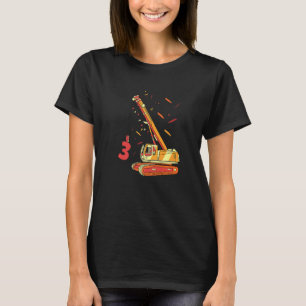 Het is mijn verjaardagsBulldozer 1 T-shirt