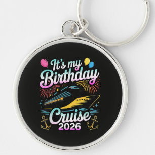Het is mijn verjaardagscruise 2026 Verjaardag Crui Sleutelhanger