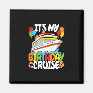 Het is mijn verjaardagscruise grappige mannen vrou magneet