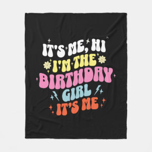 Het is mijn verjaardagsfeest meisjes fleece deken