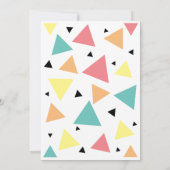 Het is mijn verjaardagsfeestje! gepersonaliseerd kaart (Achterkant)