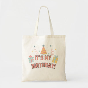 Het is mijn verjaardagsfeestje pet cadeau tote bag