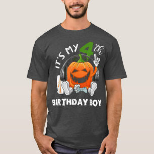 Het is mijn vierde verjaardag jongen Halloween Jac T-shirt