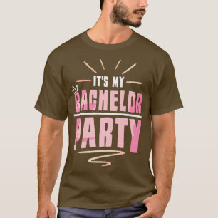 Het is mijn vrijgezellenfeest Bruid Bruidegom Team T-shirt