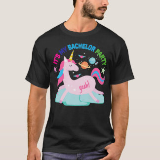 het is mijn vrijgezellenfeest Cute Unicorn 1 T-shirt
