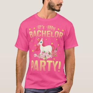 Het is mijn vrijgezellenfeest Trouw bruidsjonkers T-shirt