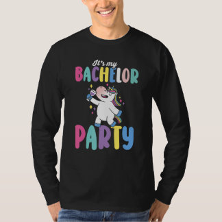 Het is mijn vrijgezellenfeest voor de bruidegom on t-shirt