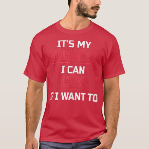 Het is mijn werk dat ik kan maken als ik de gym wi t-shirt