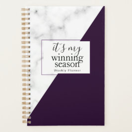 Het is mijn winnende seizoenplanner. planner