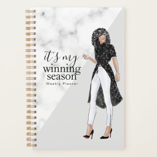 Het is mijn winnende seizoenplanner. planner (Voorkant)