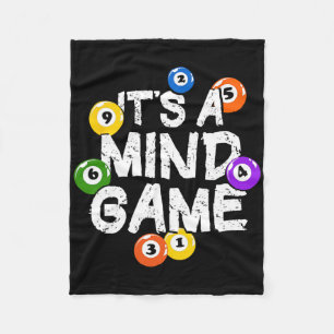 Het is Mind Game Snooker Pool biljartspeler Fleece Deken