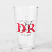Het is Miss Mrs Dr. Eigenlijk Phd Afstuderen. Glas (Achterkant)
