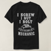 Het is moeilijk om een mechanisch te zijn t-shirt (Design voorkant)