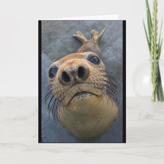 "HET IS MOEILIJK OM TE ZIEN DAT JE WEGGAAT." KAART (Voorkant)