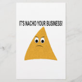 Het is Nacho Your Business Briefpapier (Voorkant)